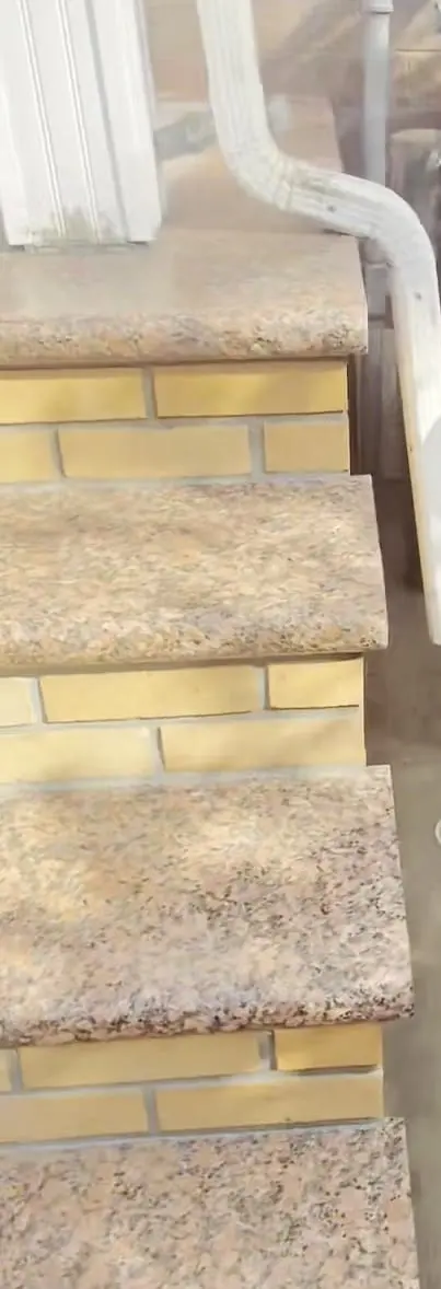 Detail of the granite treads and bullnose edge at 148 George Street